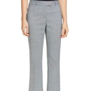 LEWIT -  NEW Slim Ankle Pants Black Micro Tweed 16